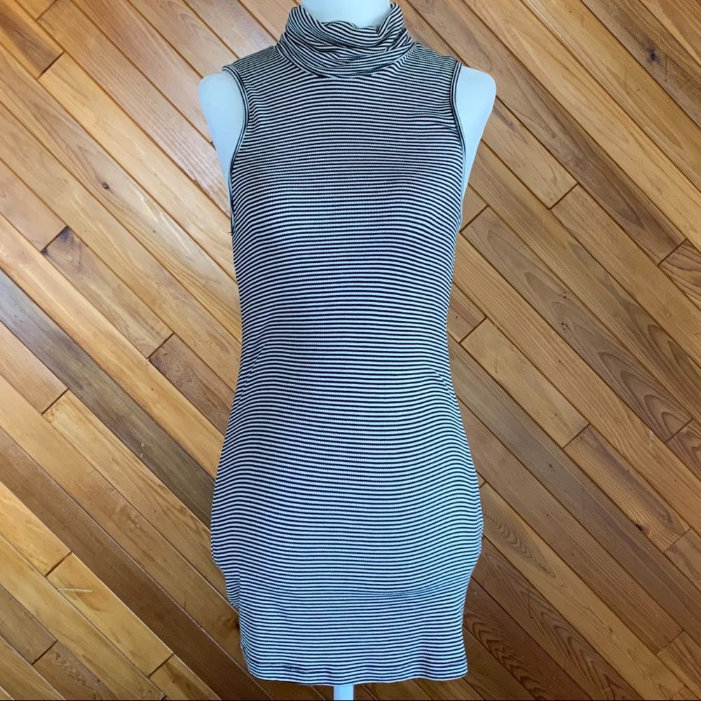 Striped Mockneck Layering Tank